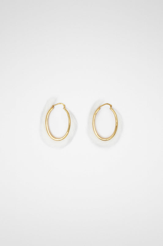 Gold Fibres Earrings