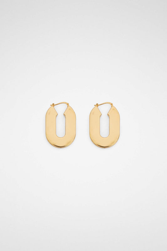 Gold Fibres Earrings