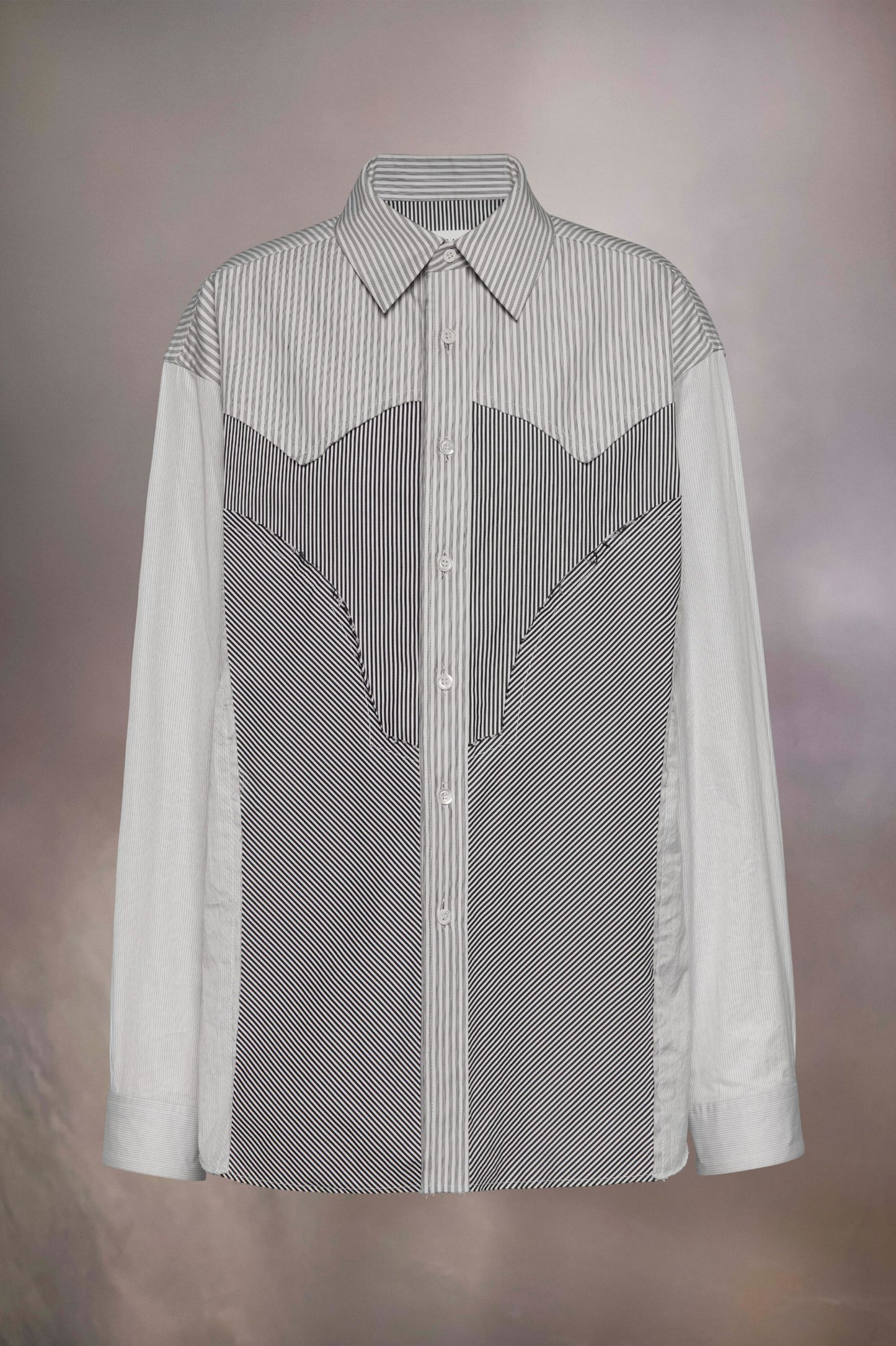 Black Fibres Pattern Shirt