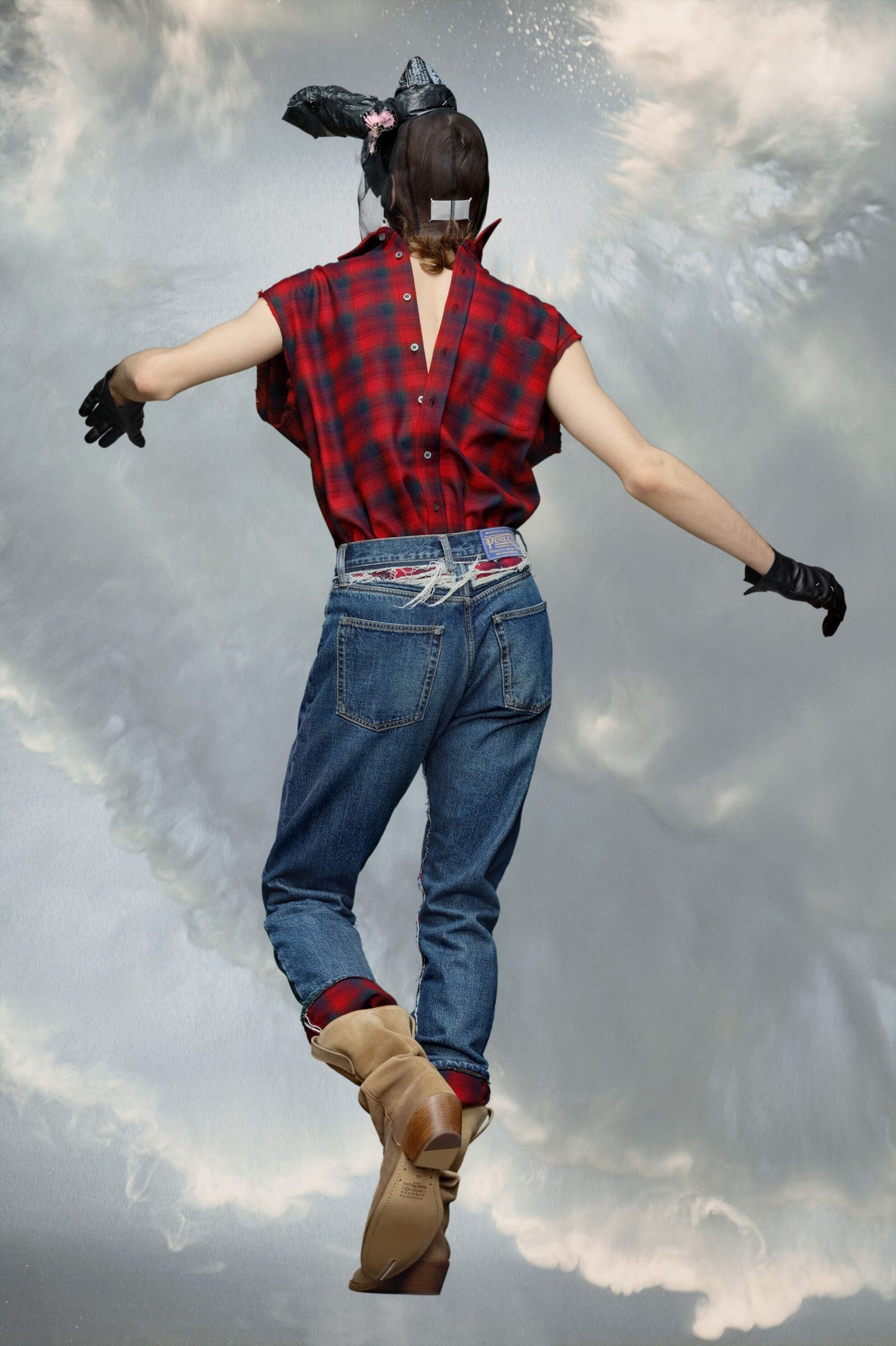 Blue Fibres Straight-Leg Jeans