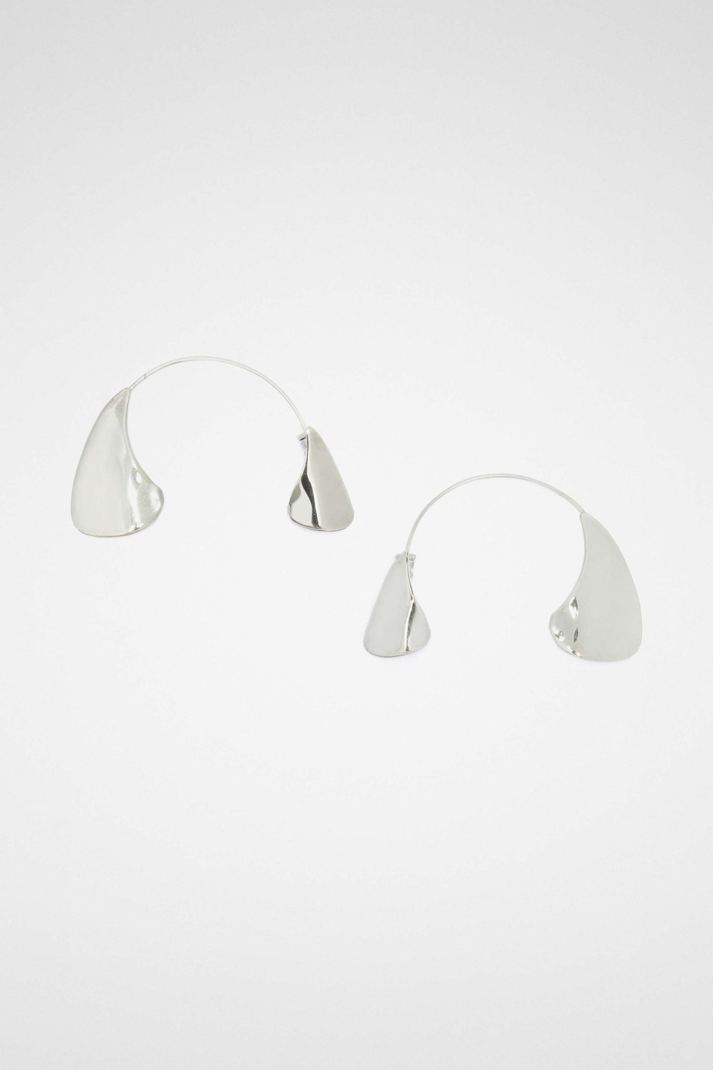 Silver Fibres Earrings