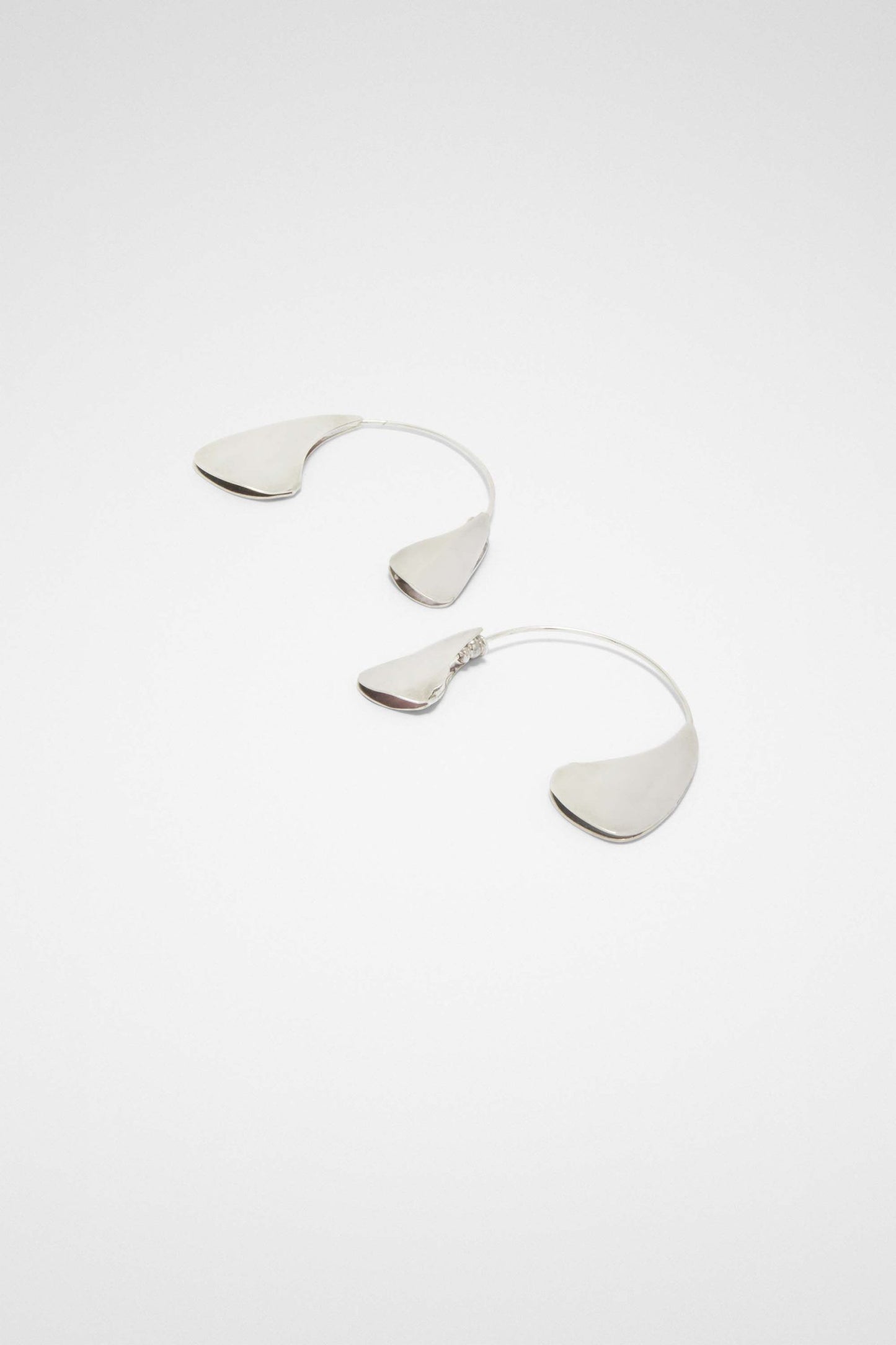 Silver Fibres Earrings
