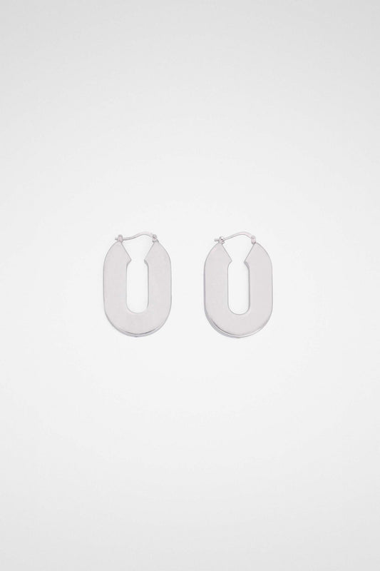 Silver Fibres Earrings