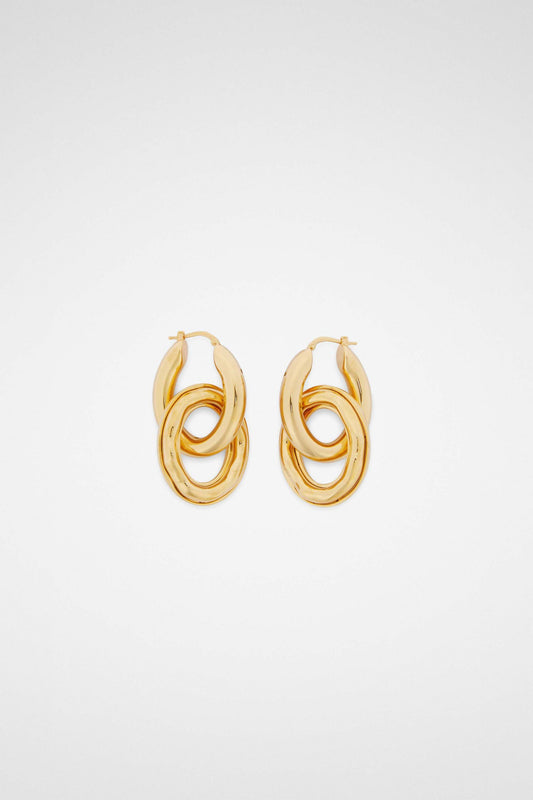 Gold Fibres Earrings