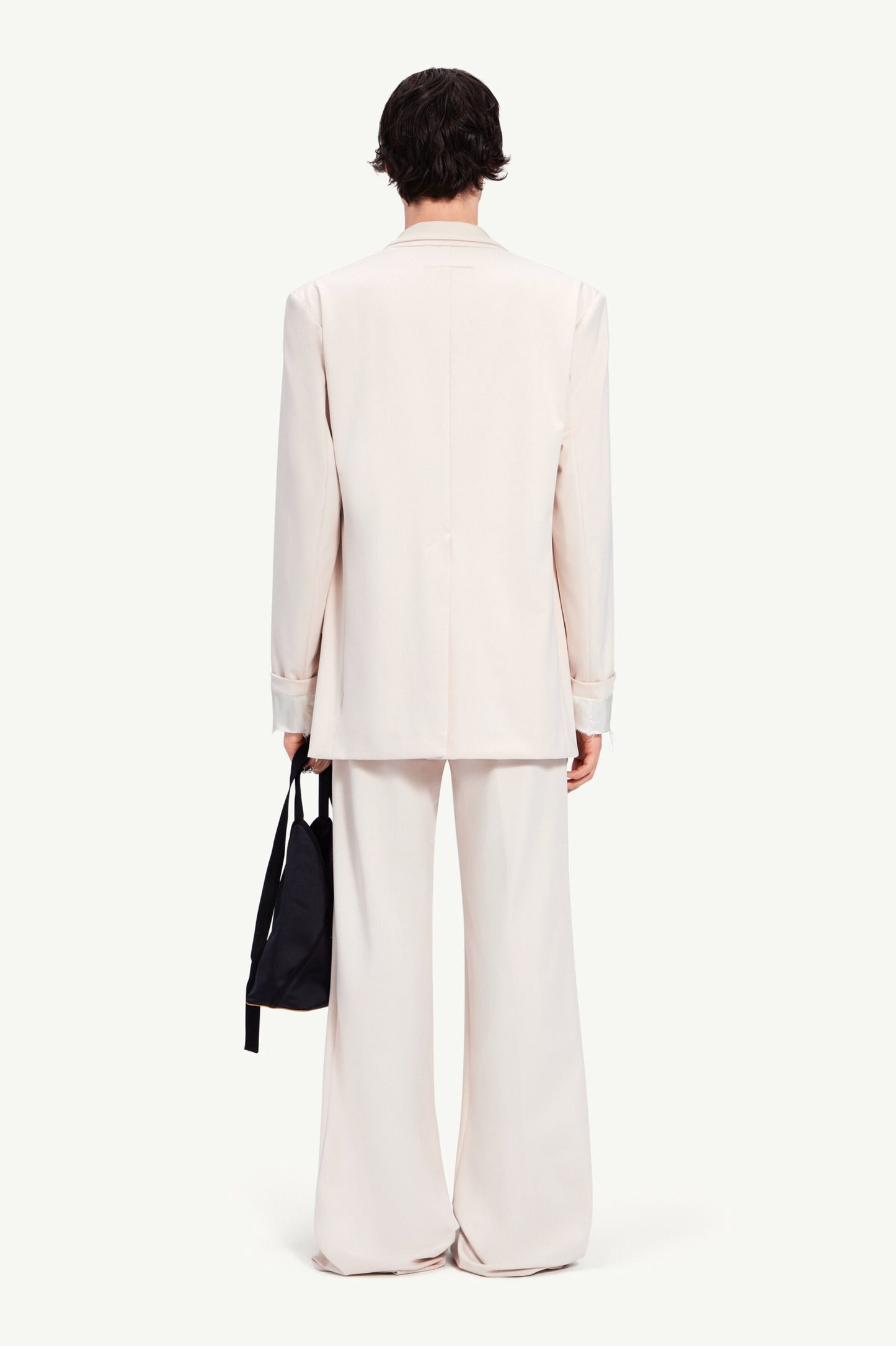 Beige Fibres Two-Piece Suit