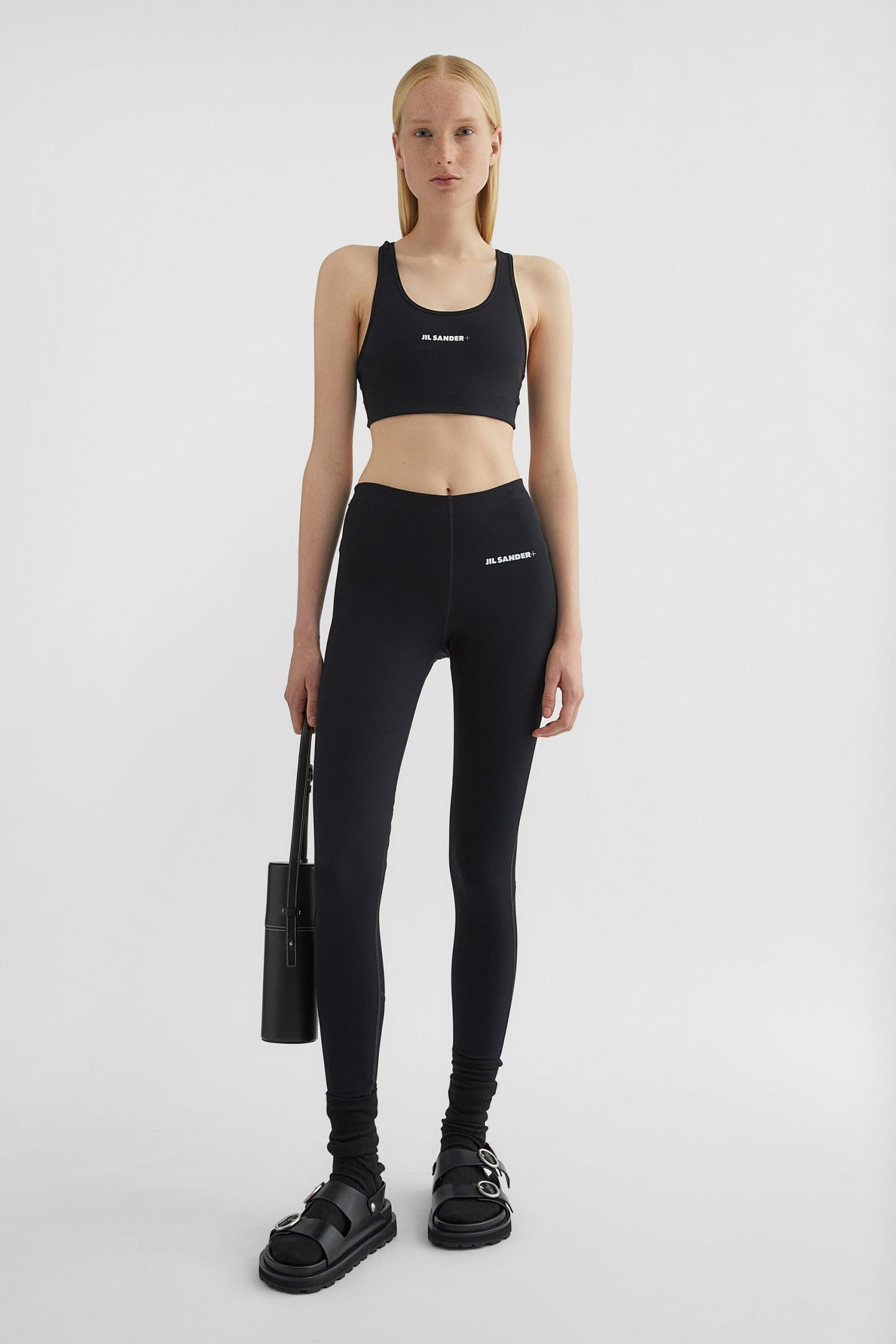 Black Fibres Tank Tops