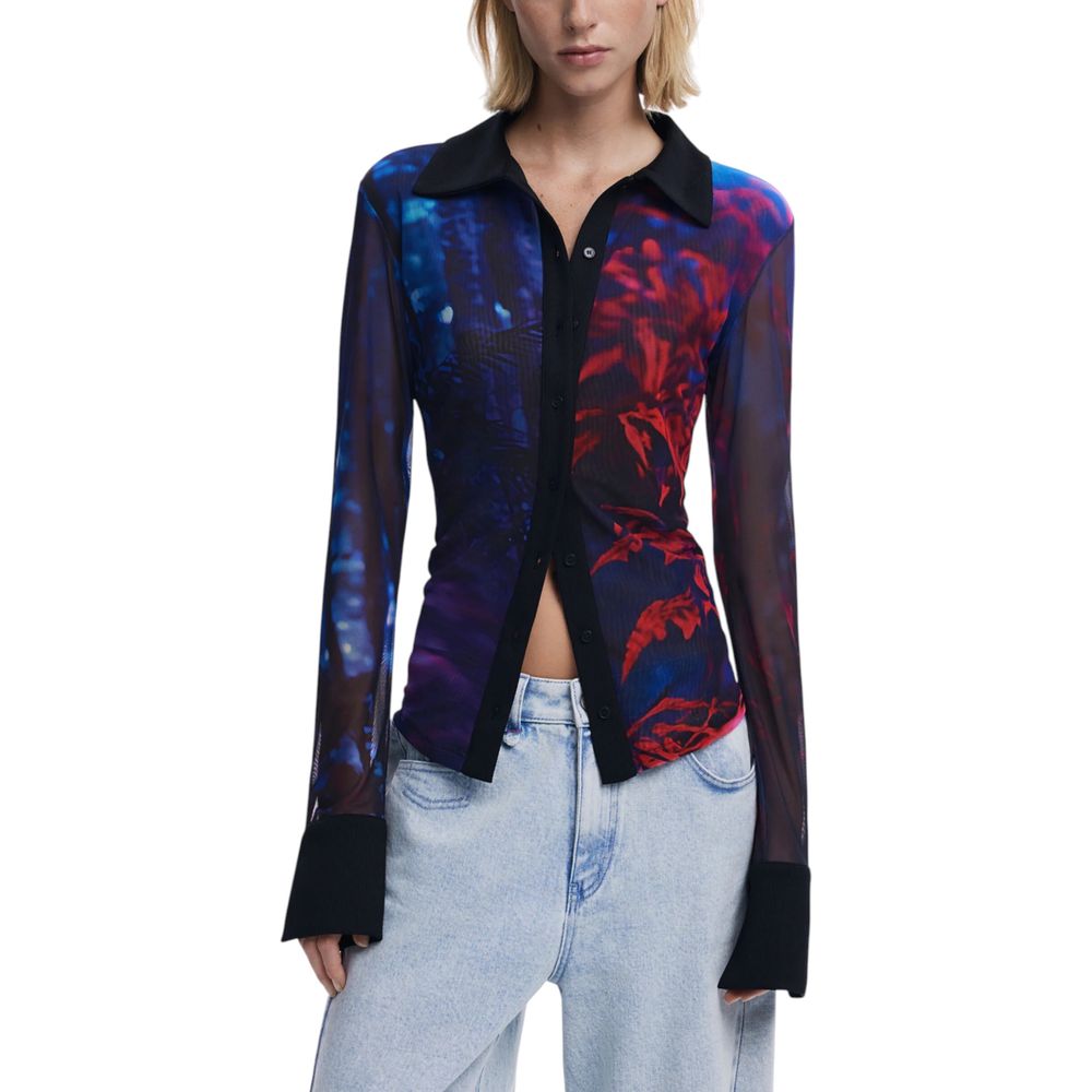 Black Polyamide Blouse