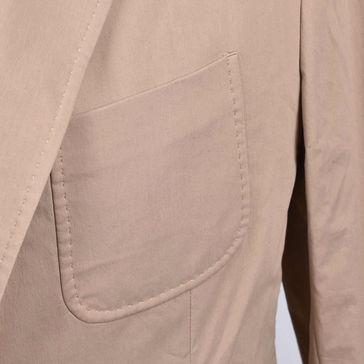 Beige Cotton Blazer