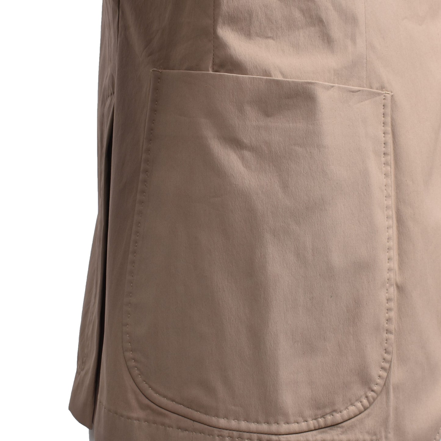 Beige Cotton Blazer