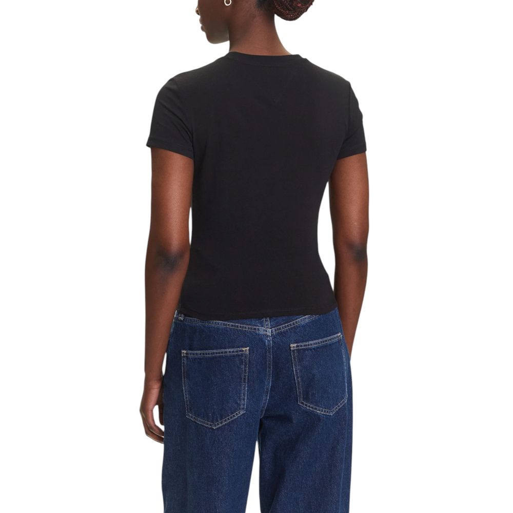 Black Recycled Cotton T-Shirt