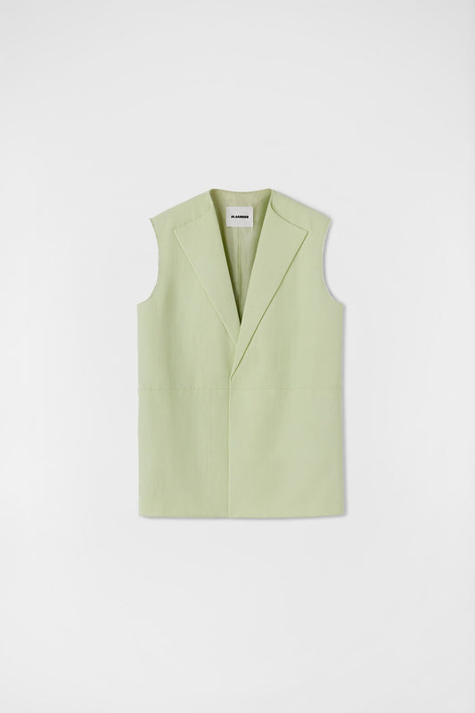 Green Fibres Sleveless Jacket