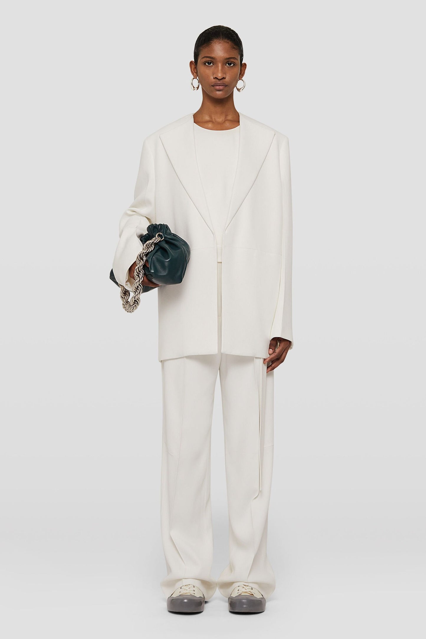 Beige Fibres Dress Pants