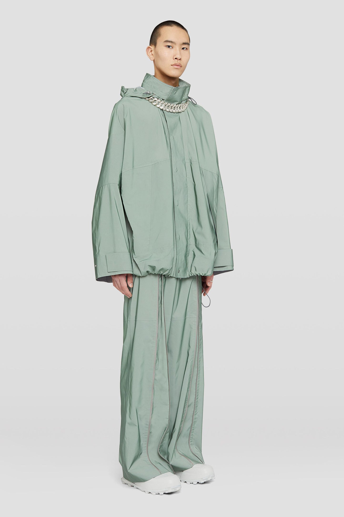 Green Fibres Full-Length Jacket