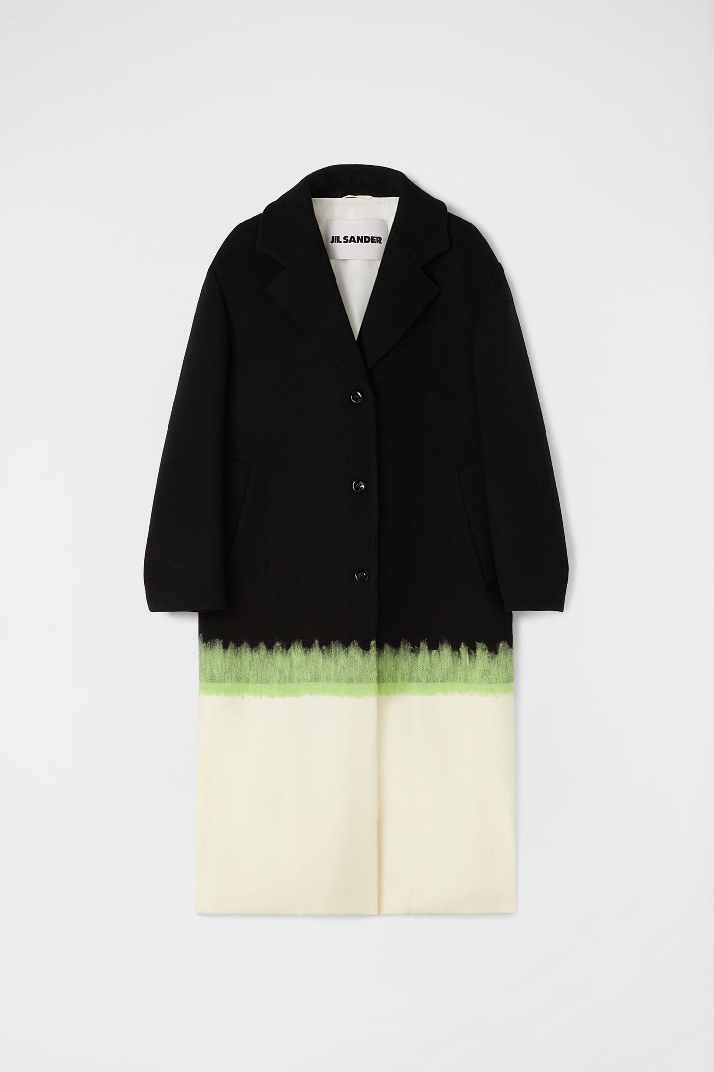 Black Fibres Coat