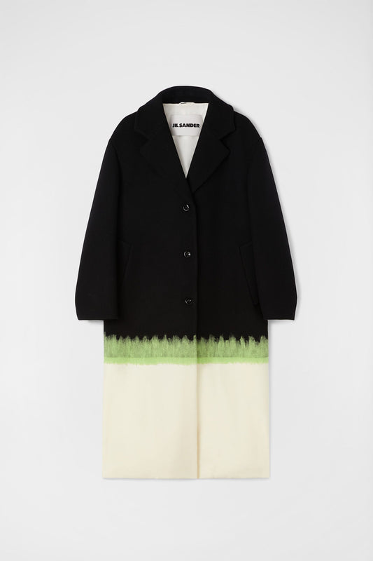 Black Fibres Coat
