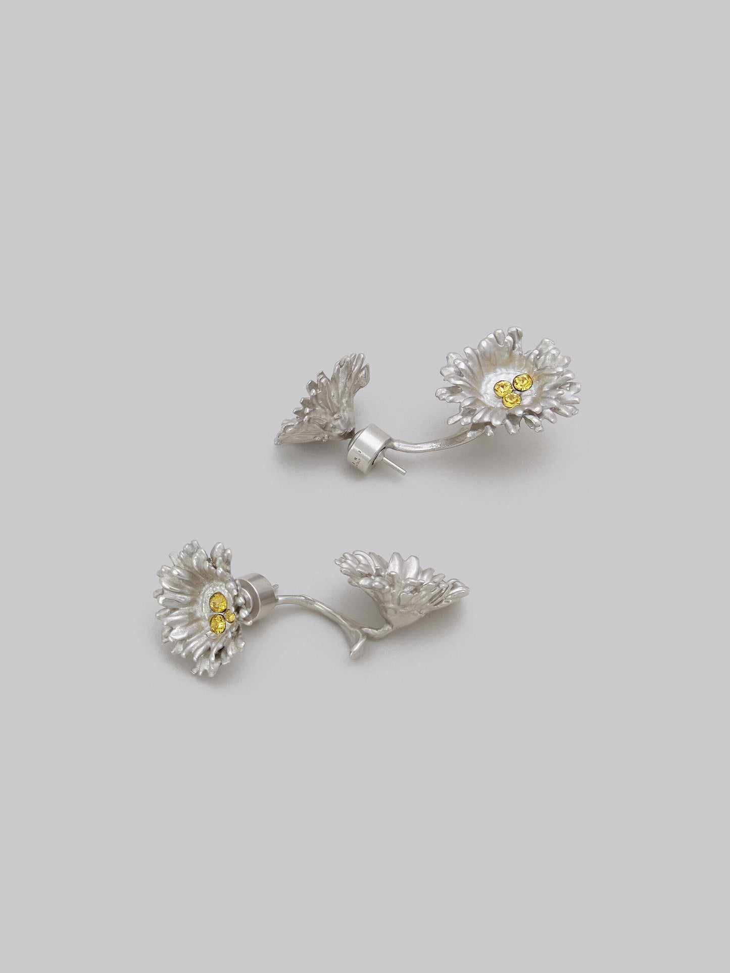 Yellow Fibres Earrings
