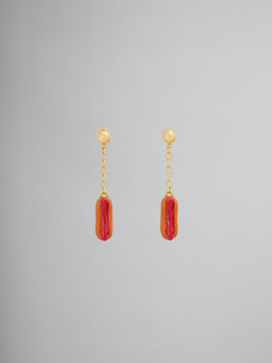 Pink Fibres Earrings