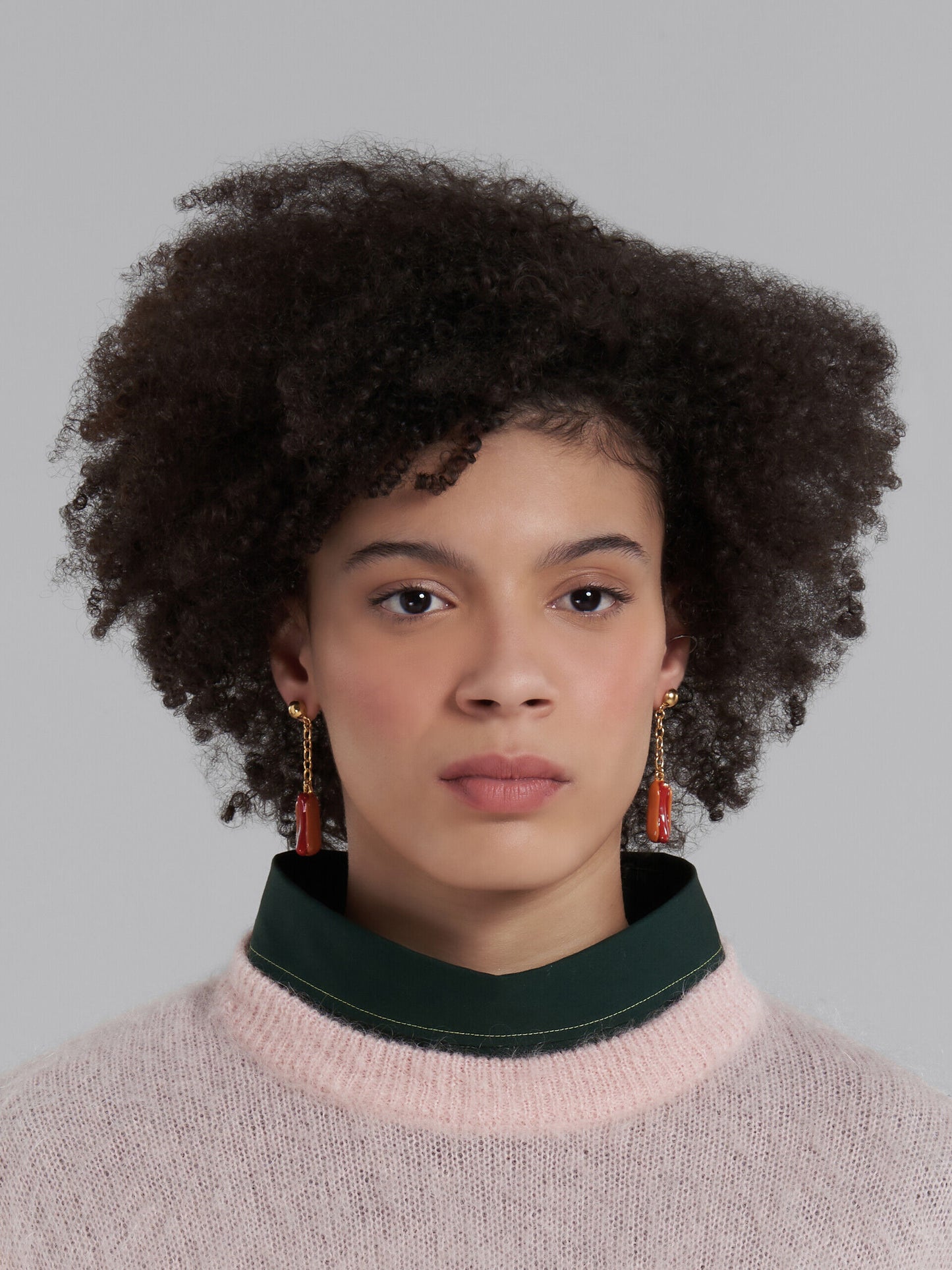 Pink Fibres Earrings