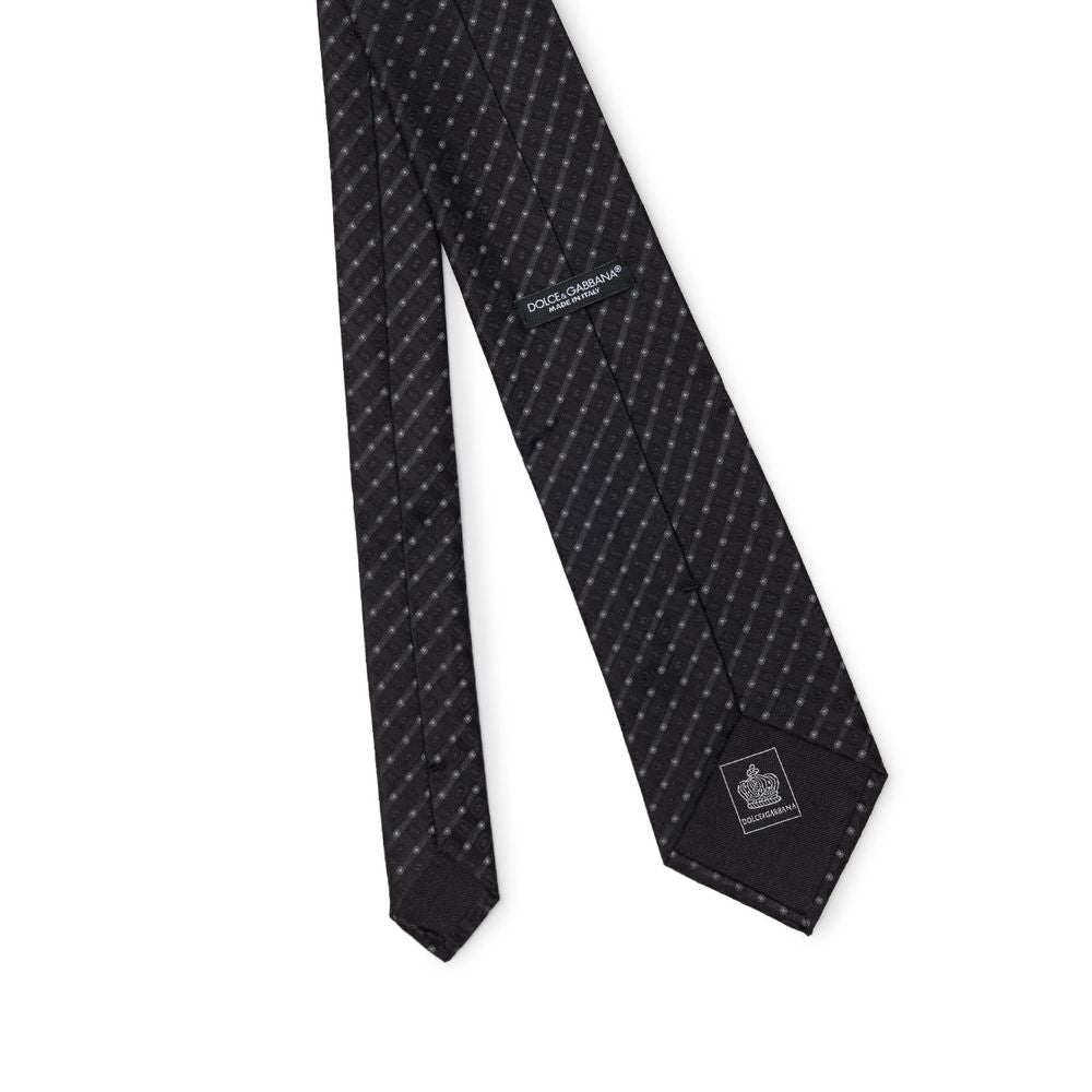 Black Silk Tie
