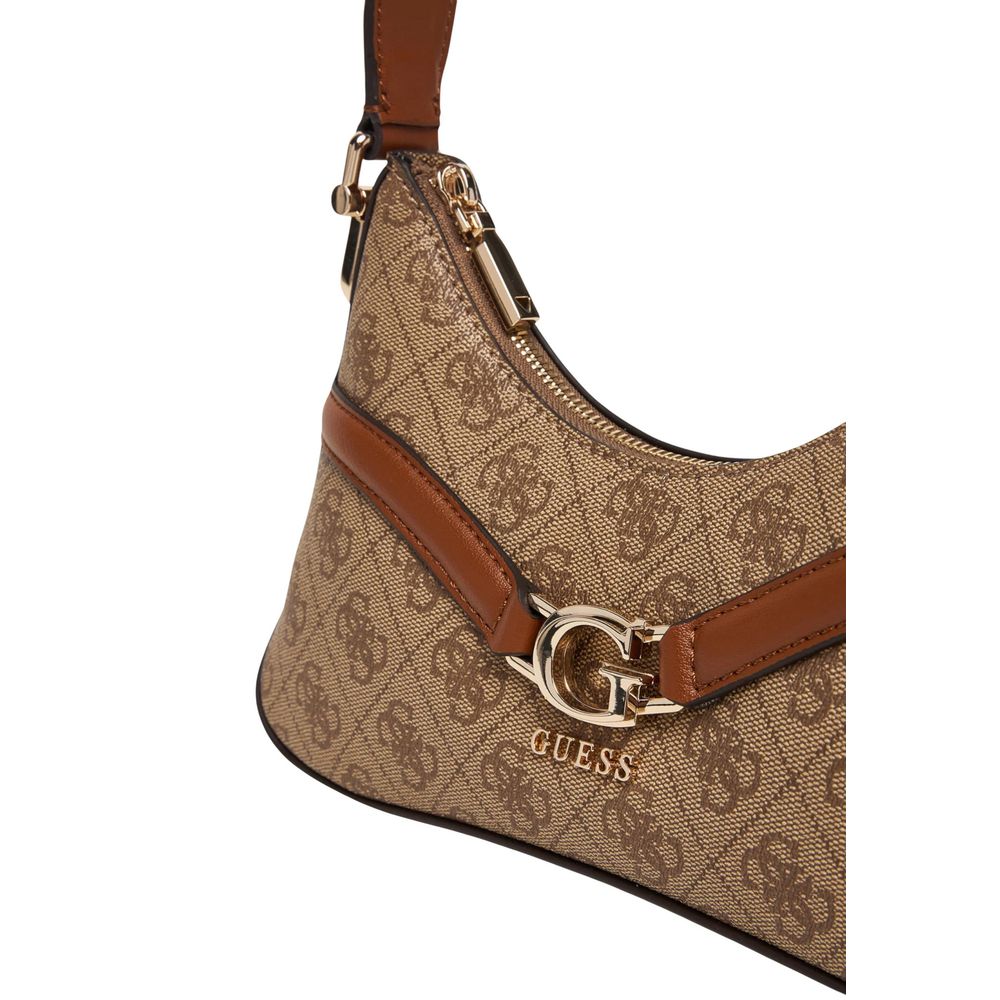 Beige Polyethylene Handbag