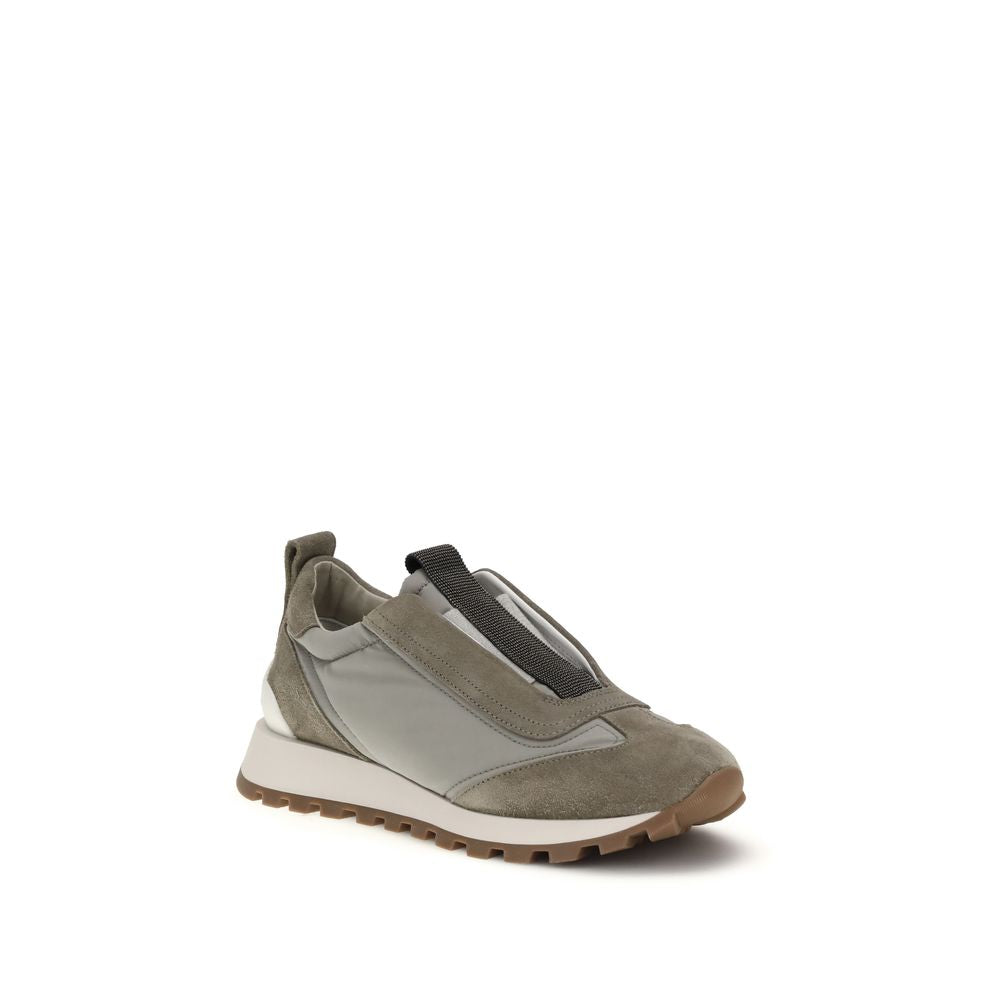 Bicolor Polyester Sneakers