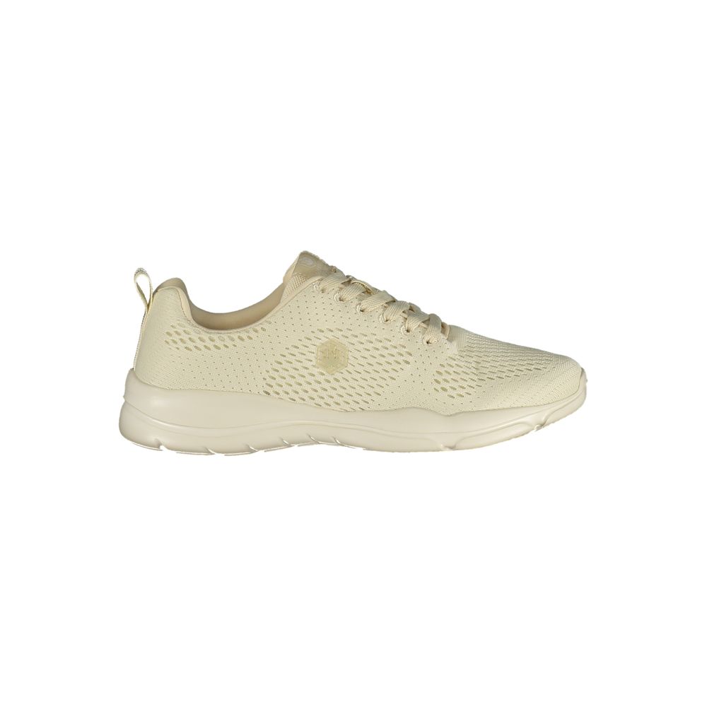 Beige Polyester Women Sneaker