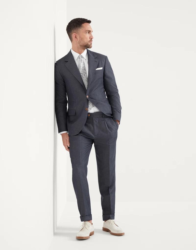 Gray Wool Clothing