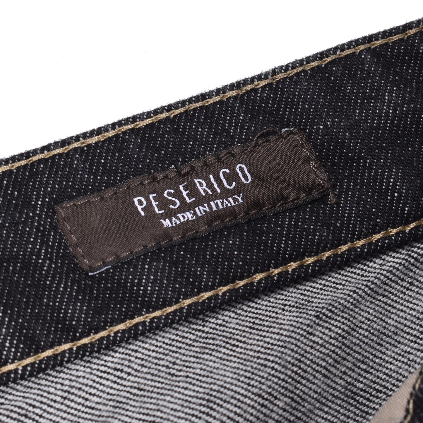Black Cotton Straight-Leg Jeans