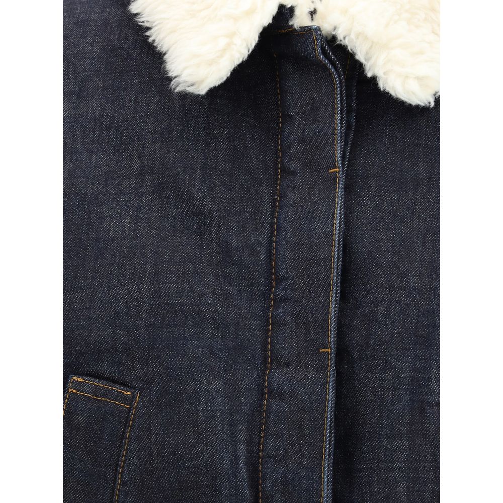 Blue Cotton Sweatshirt