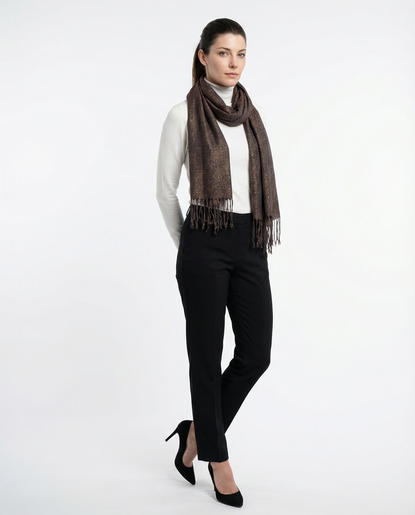 Silver Linen Scarf