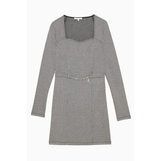 Bicolor Polyester Casual Dress