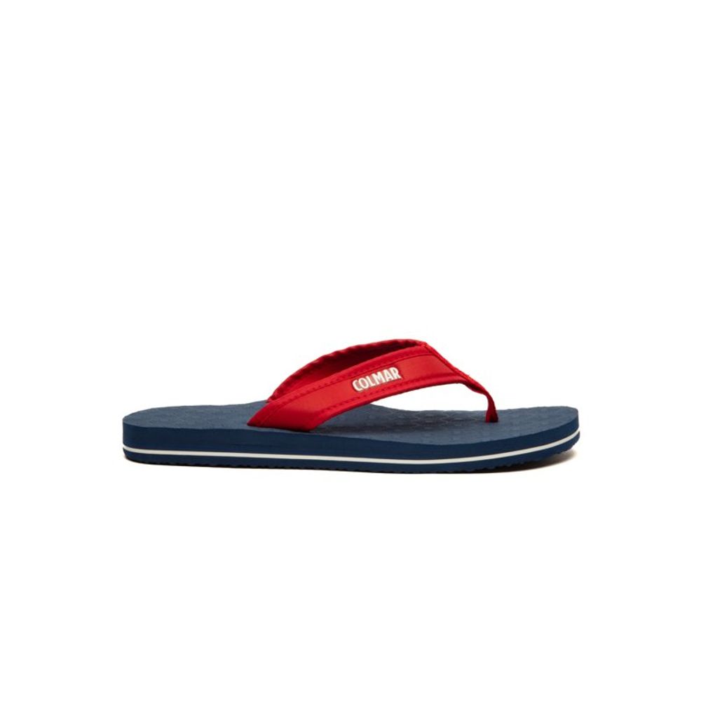 Multicolor Polyester Flip-Flop Sandals