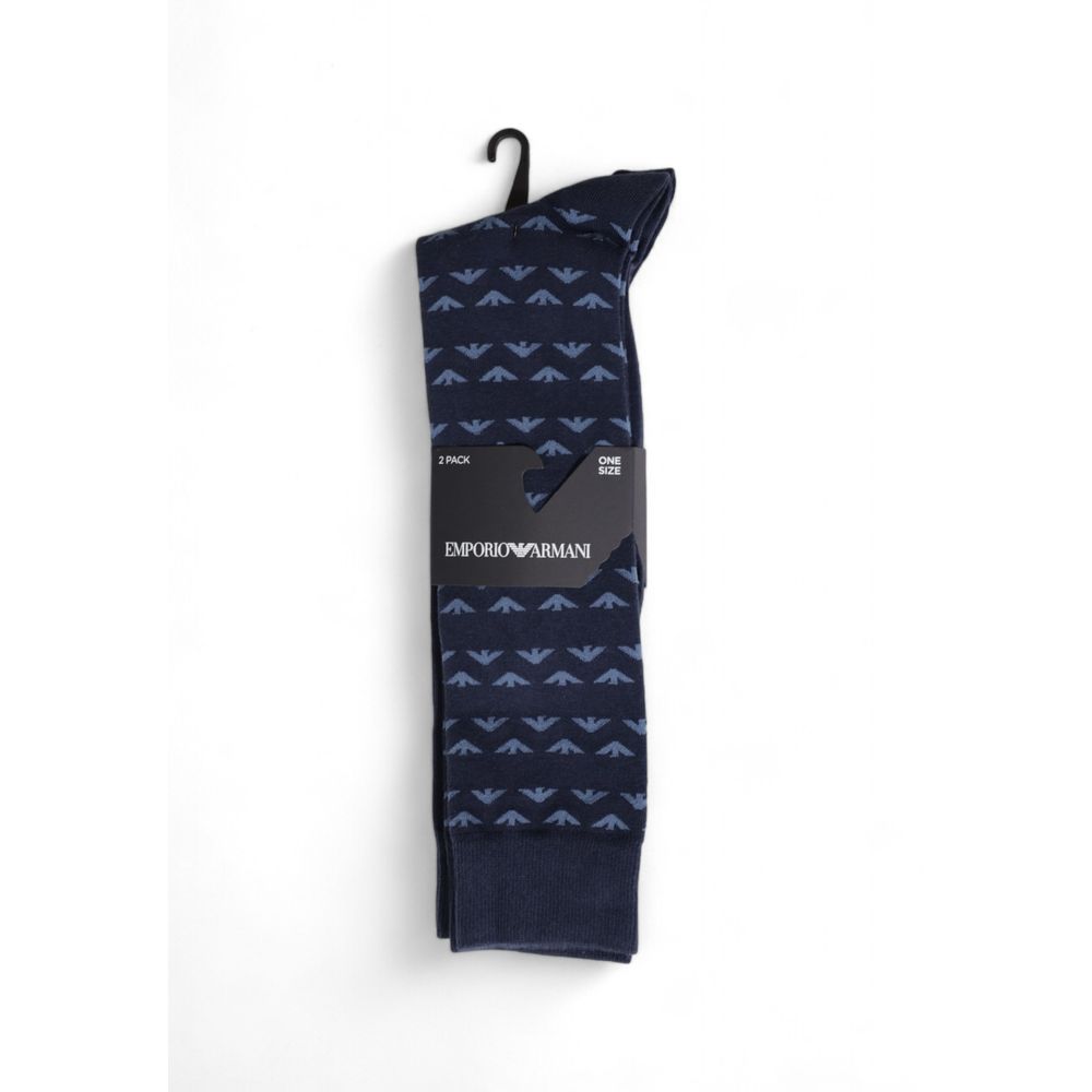 Blue Cotton Socks