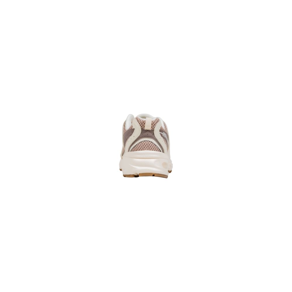 Pink Suede Leather Athletic Sneakers