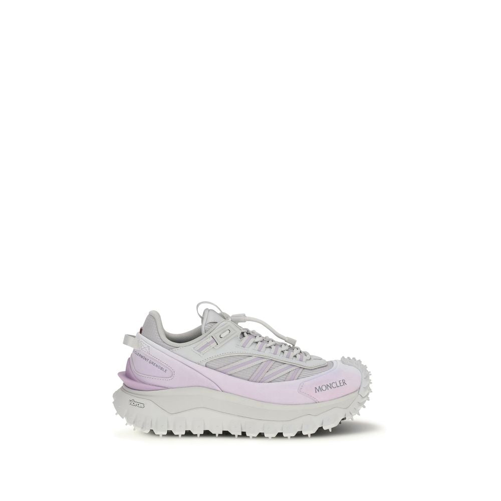 Purple Polyamide Athletic Sneakers
