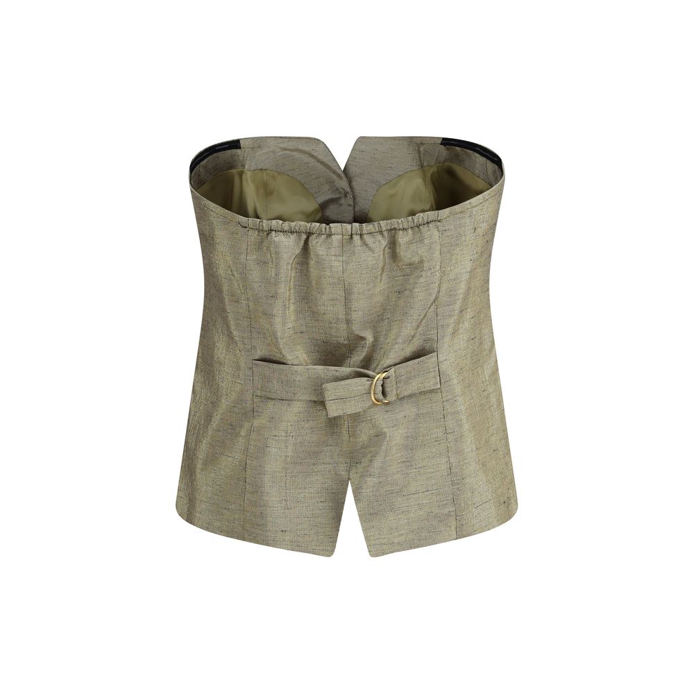 Gold Cotton T-Shirt