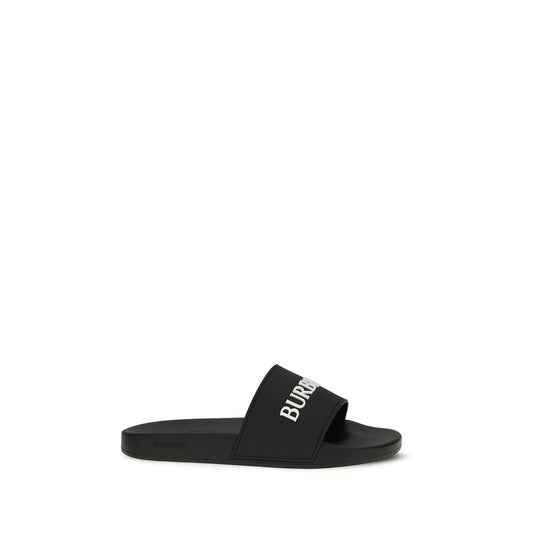 Black Rubber Slippers