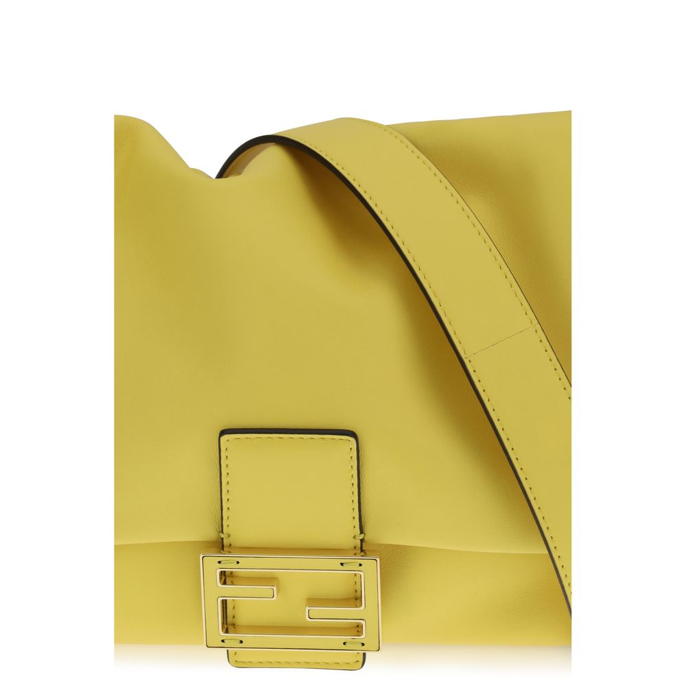 Bicolor Calf Leather Bos Taurus Shoulder Bag