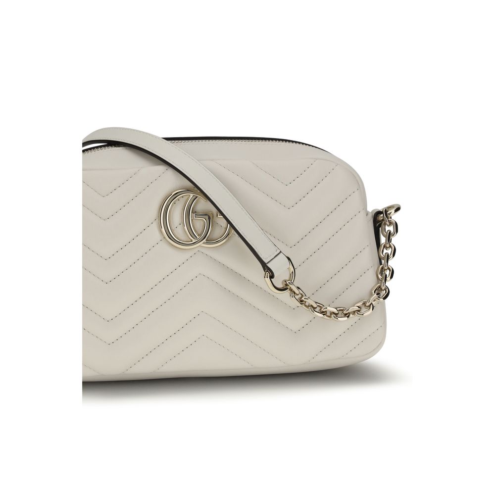 White Calf Leather Bos Taurus Shoulder Bag