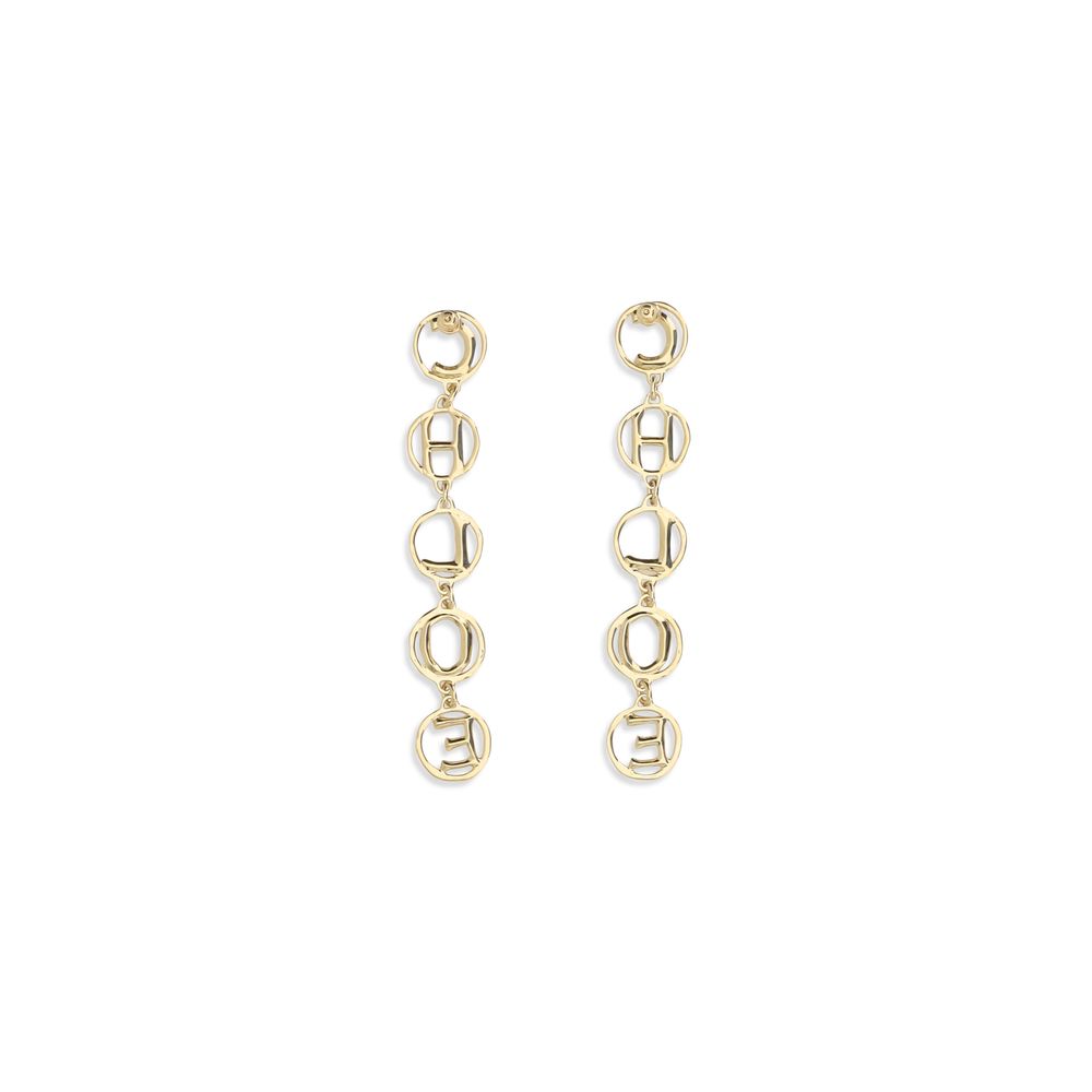 Gold Brass Earrings