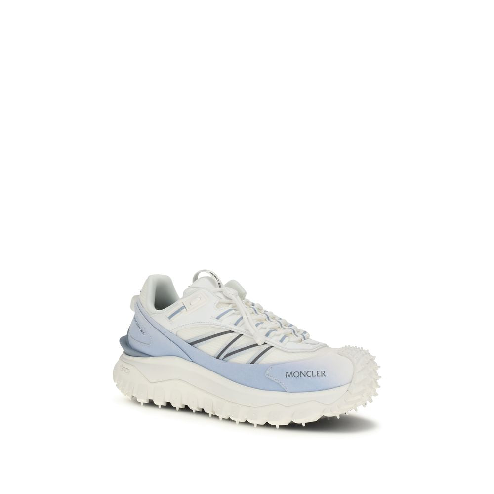 Blue Polyamide Athletic Sneakers