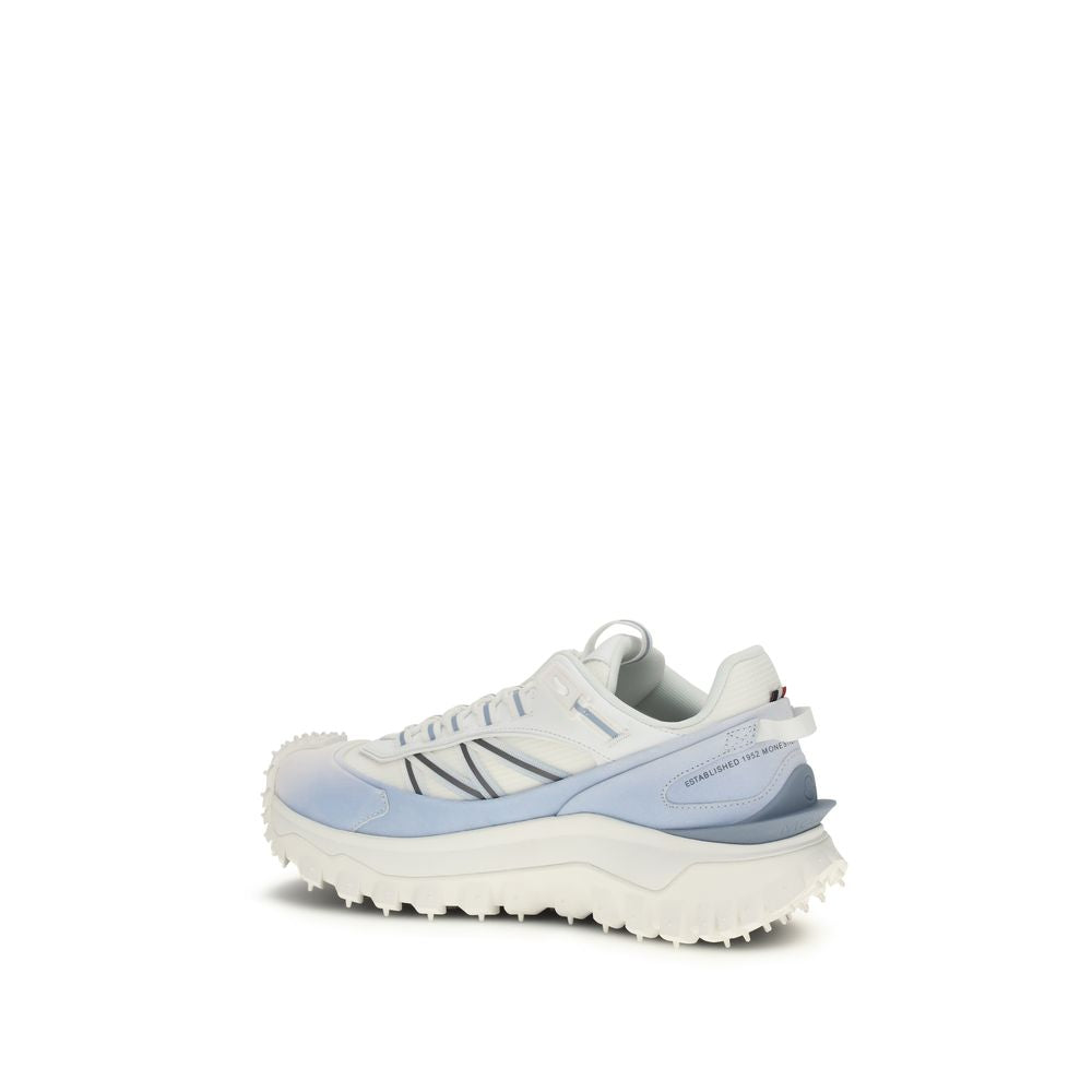 Blue Polyamide Athletic Sneakers