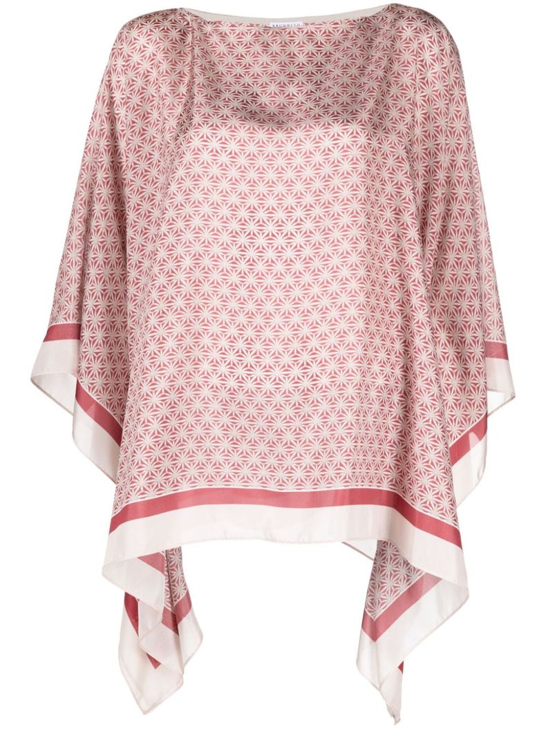Red Silk T-Shirt