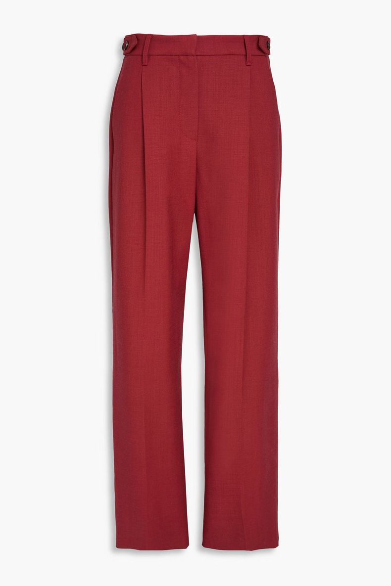 Multicolor Wool Casual Pants