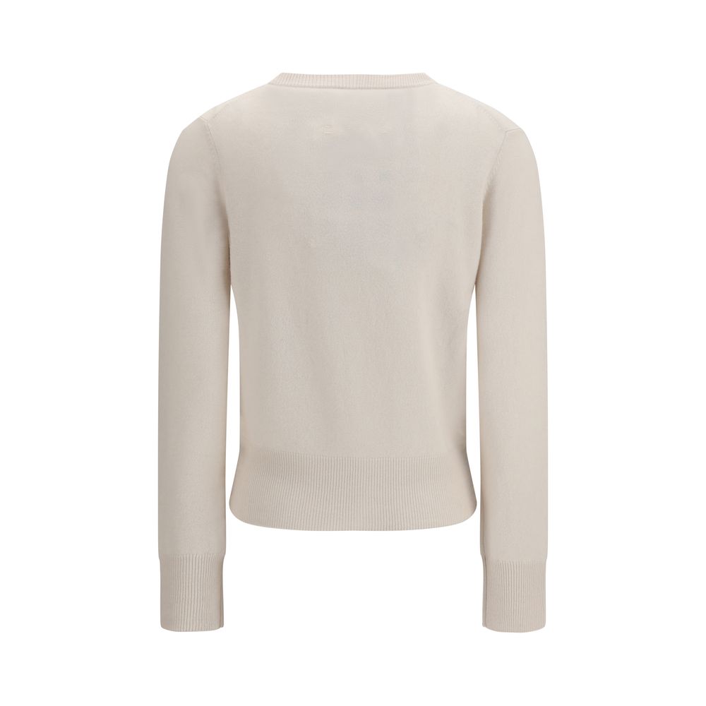 Beige Cashmere Cardigan