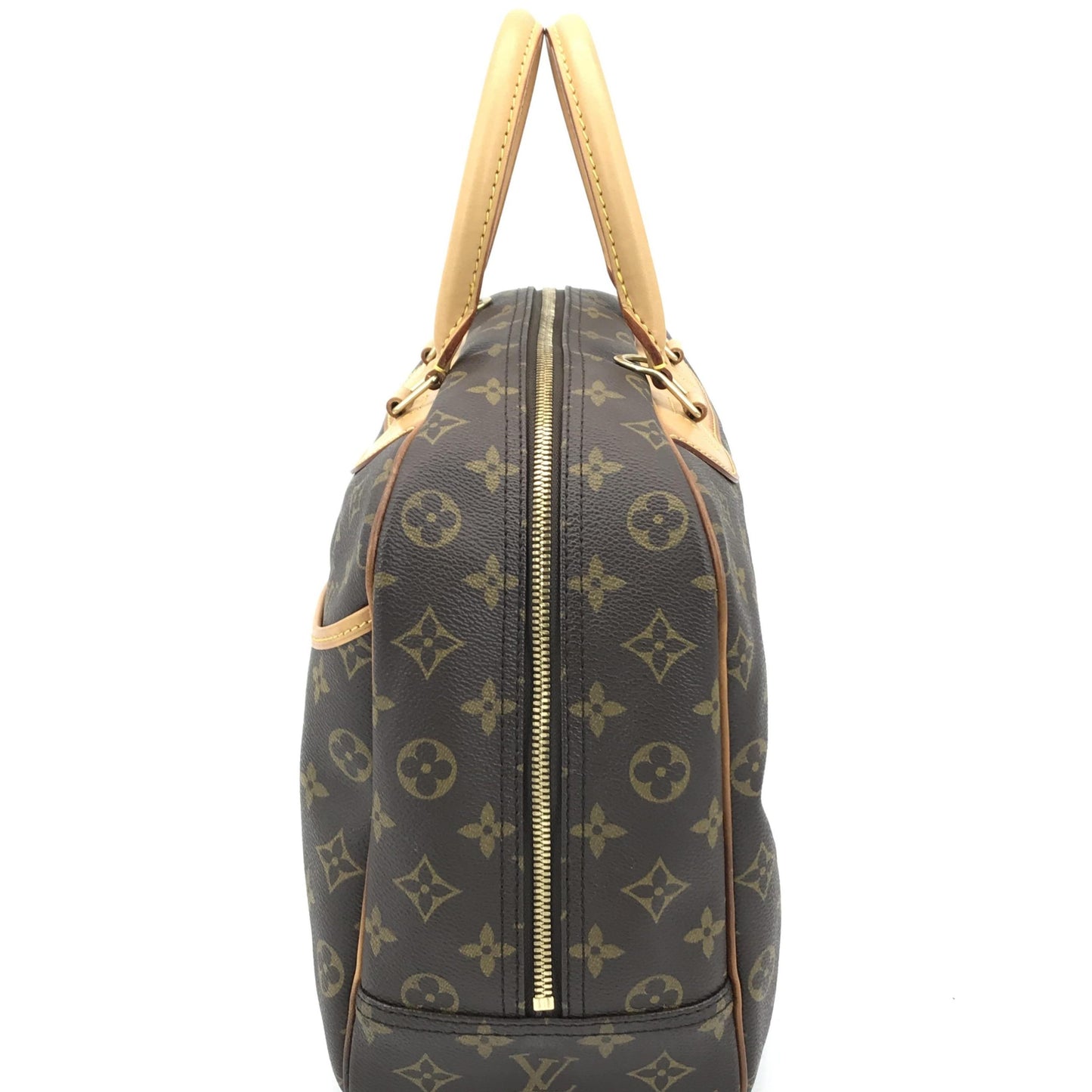 Monogram Deauville Handbag With Brown Details