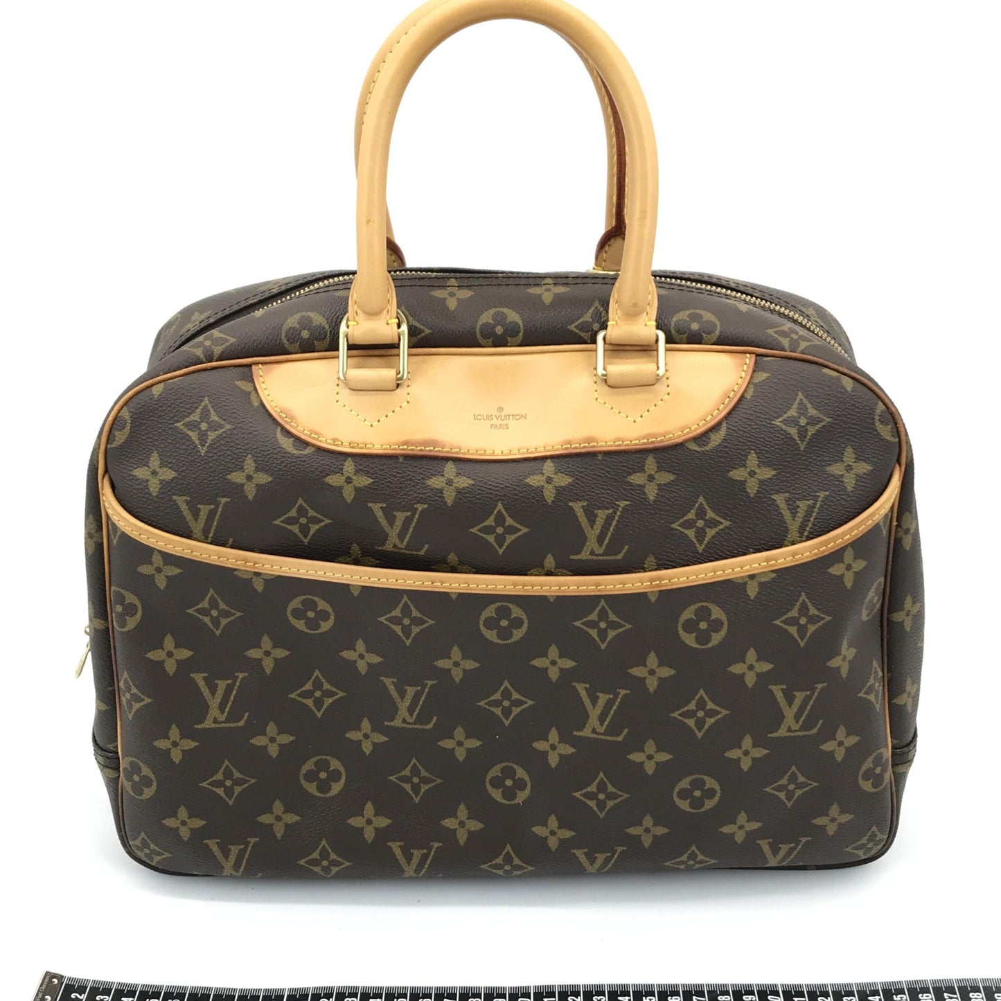 Monogram Deauville Handbag With Brown Details