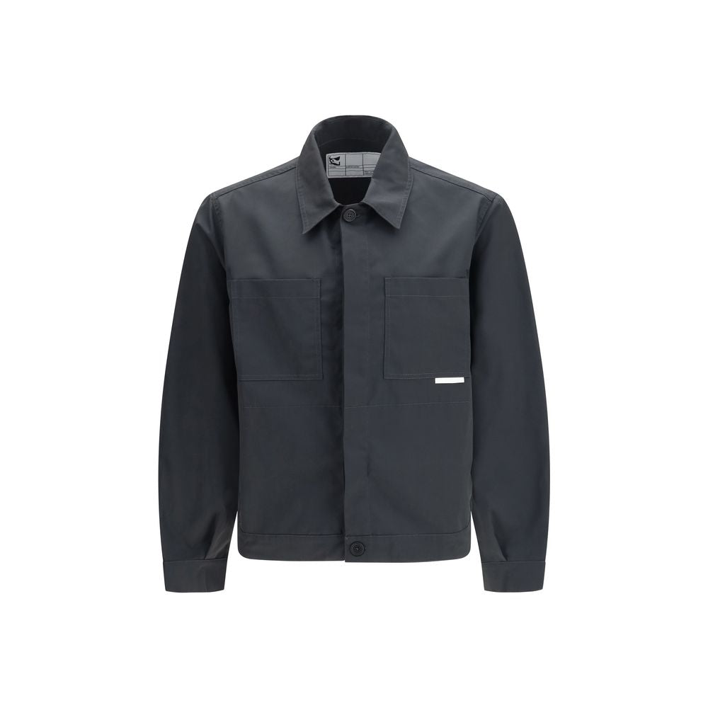 Gray Cotton Jackets And Coat