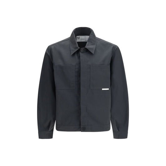 Gray Cotton Jackets And Coat