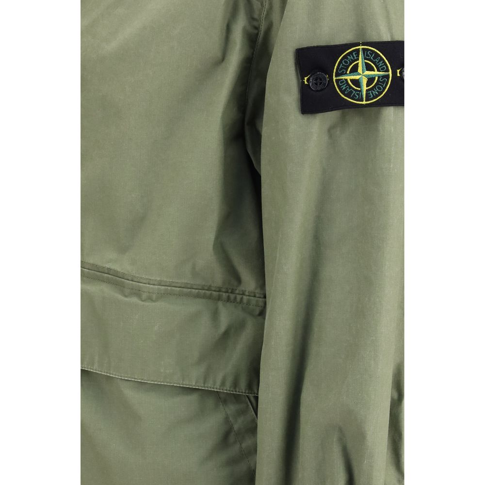 Bicolor Polyester Coat